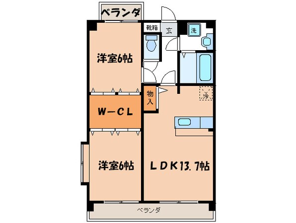 グランドゥールの物件間取画像